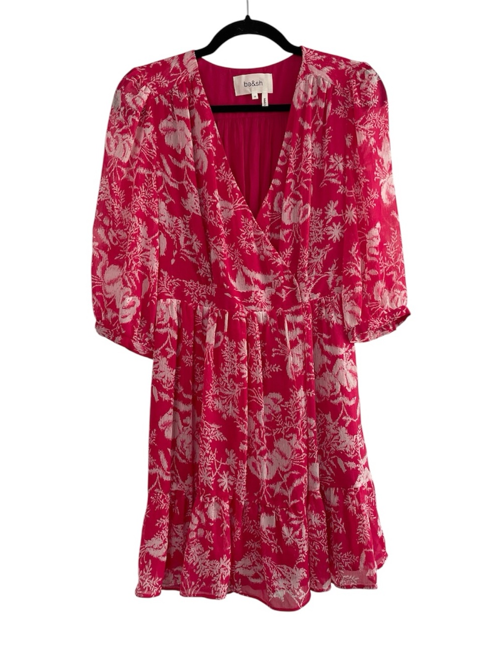 BA&SH Ulia Rose Lady Dress Size 2/XS